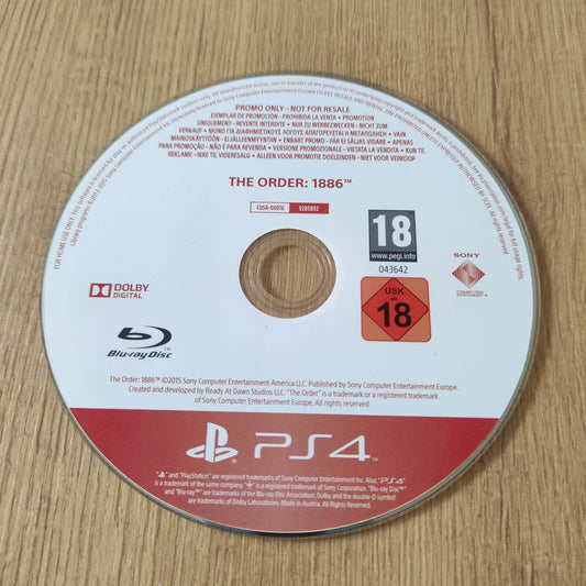The Order: 1886 Disc Only (PS4)