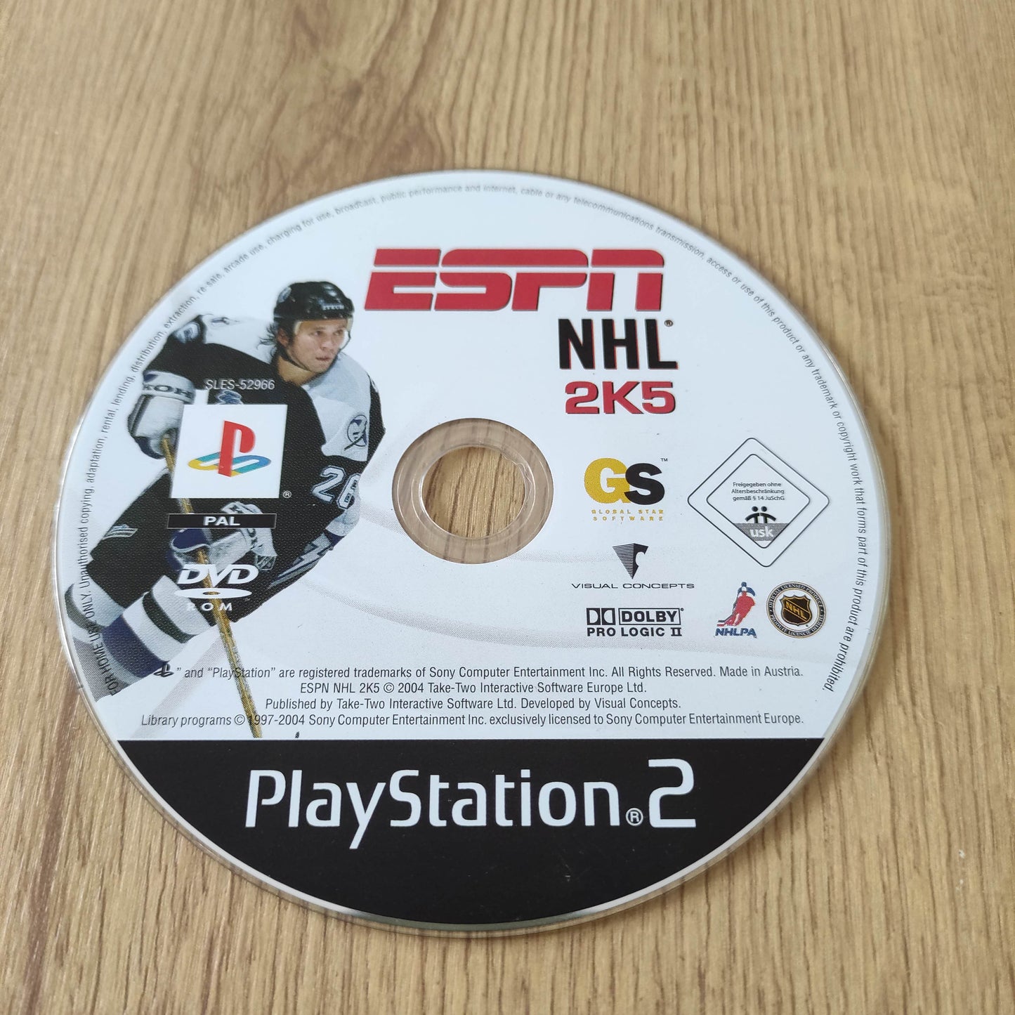 ESPN NHL 2K5 Disc Only PS2