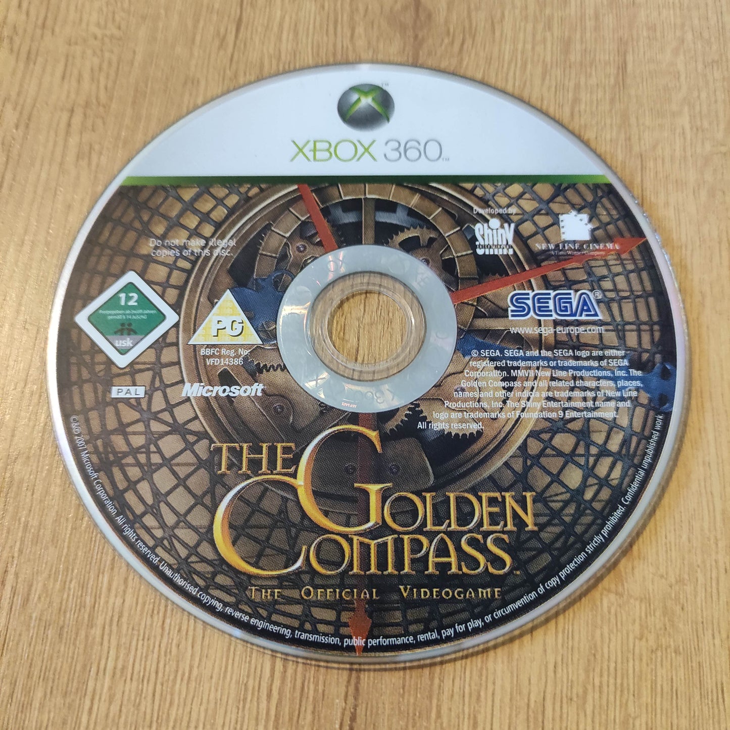 The Golden Compass Disc Only Xbox 360