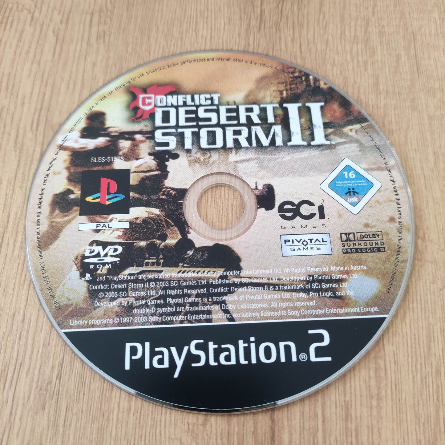 Conflict Desert Storm 2 Disc Only PS2