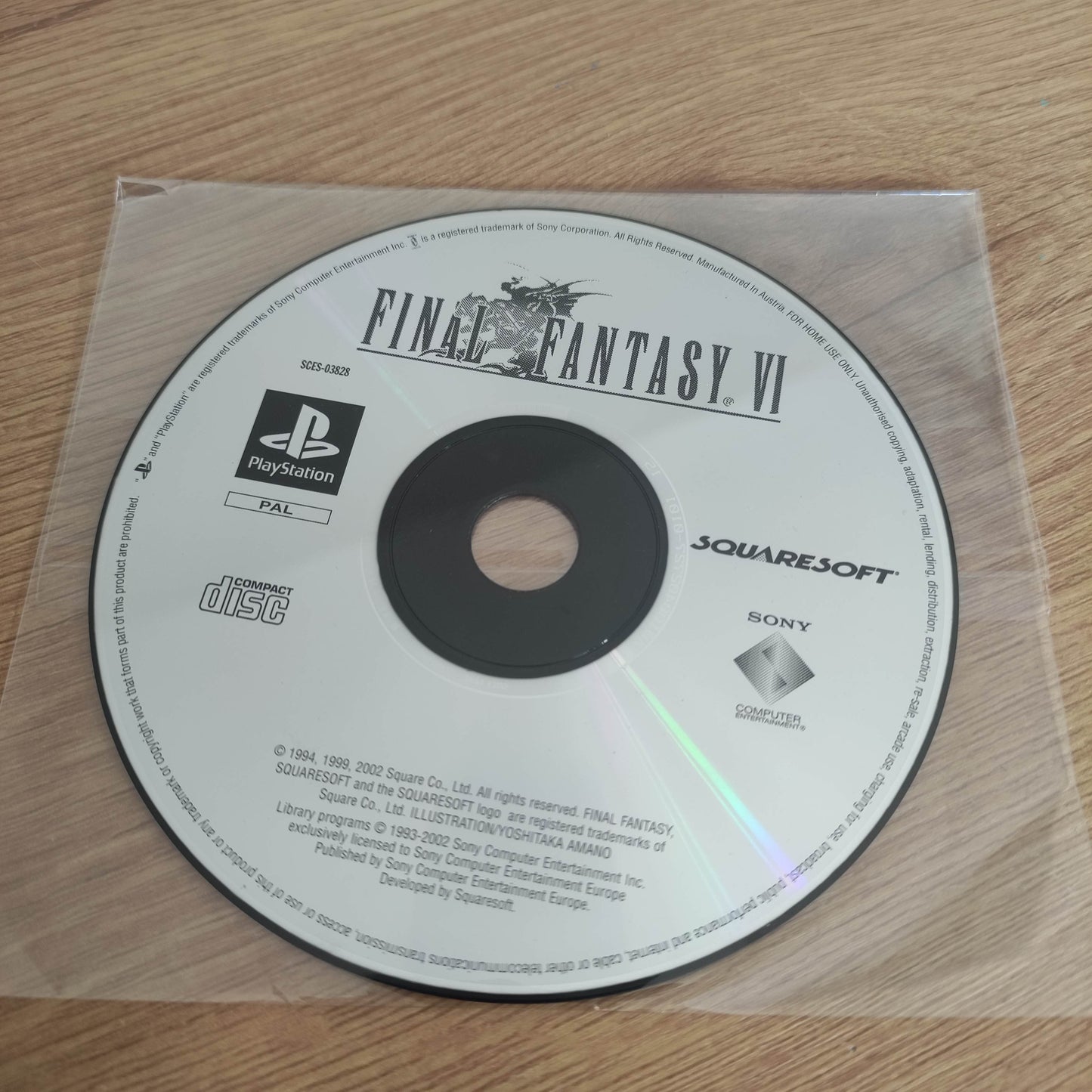 Final Fantasy VI Disc Only PS1