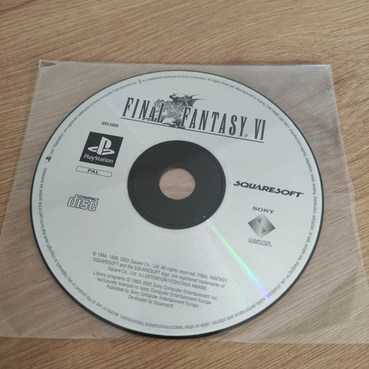 Final Fantasy VI Disc Only PS1
