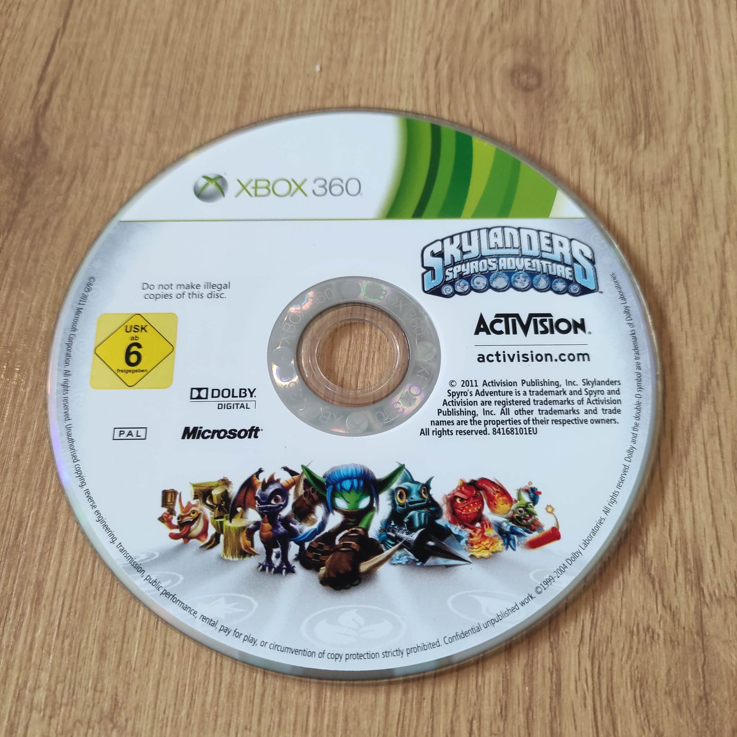 Skylanders Spyros Adventure Disc Only XBox 360