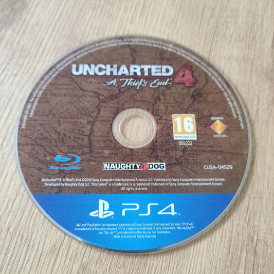 Uncharted 4 Disc Only (PS4)