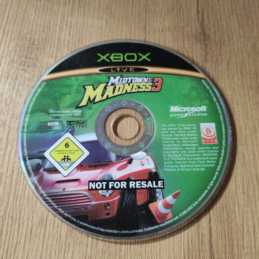 Midtown Madness 3 Disc Only (Xbox Original)