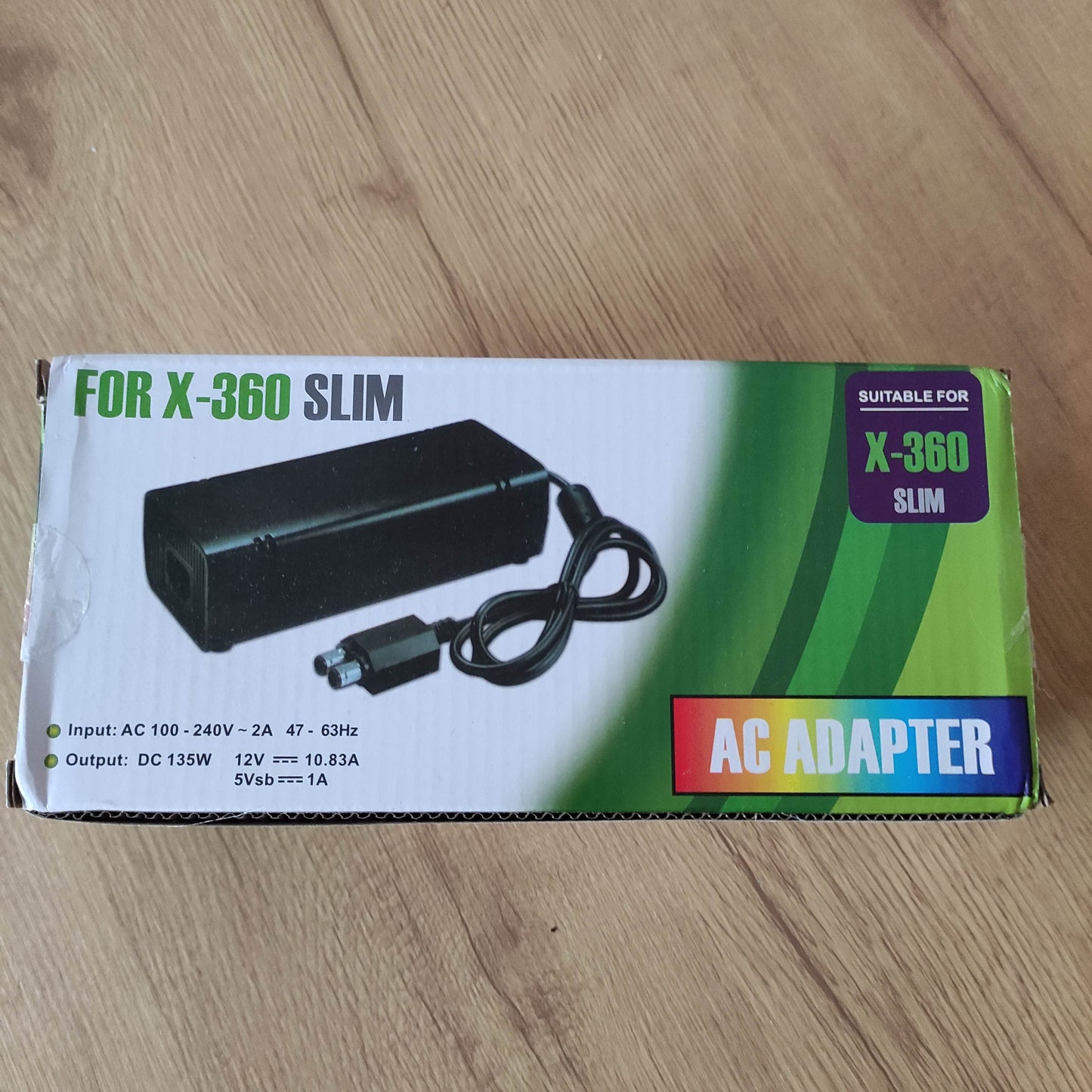 XBox 360 Slim Power Block and cable