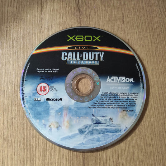 Call of Duty Finest Hour Disc Only (XBox Original)