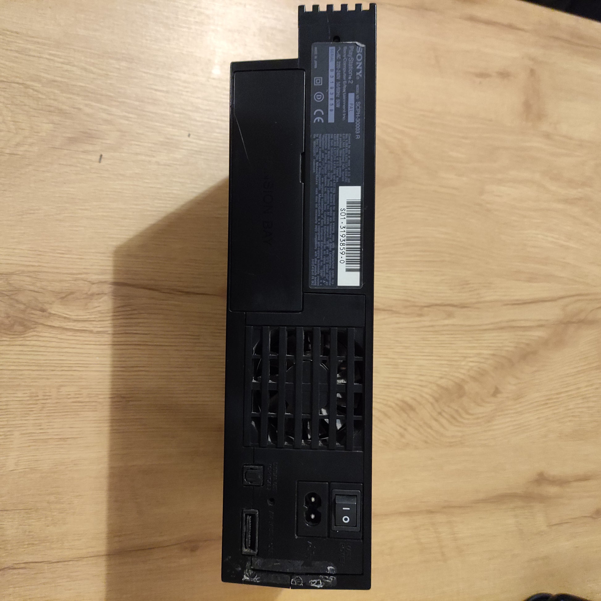 Playstation 2 (Black) with Third Party controller - 8-Bit Exchange (8BitX)