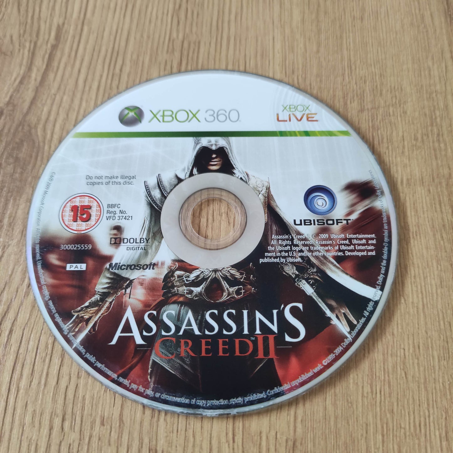Assassins Creed 2 Disc Only (XBox 360)