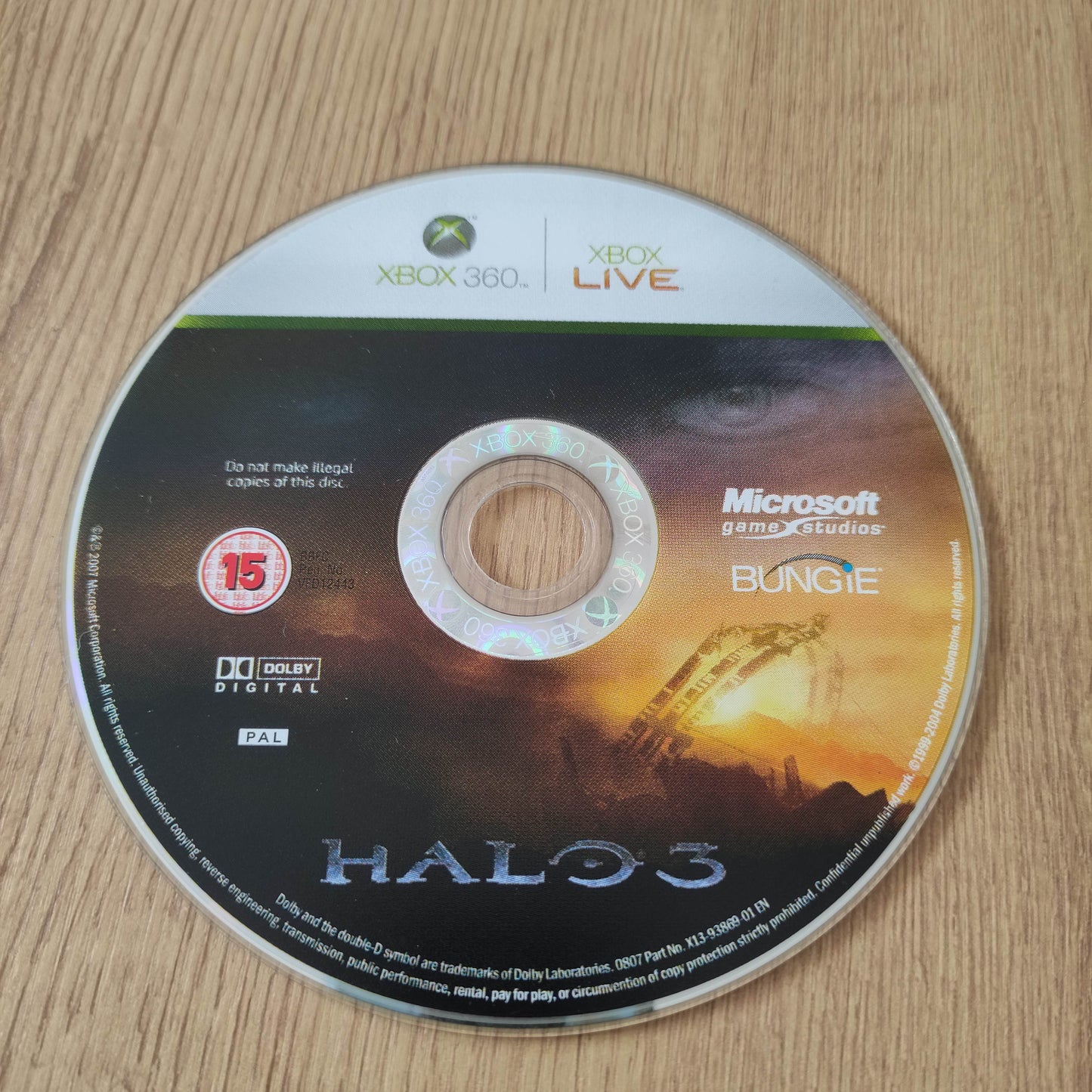 Halo 3 Disc Only (XBox 360)