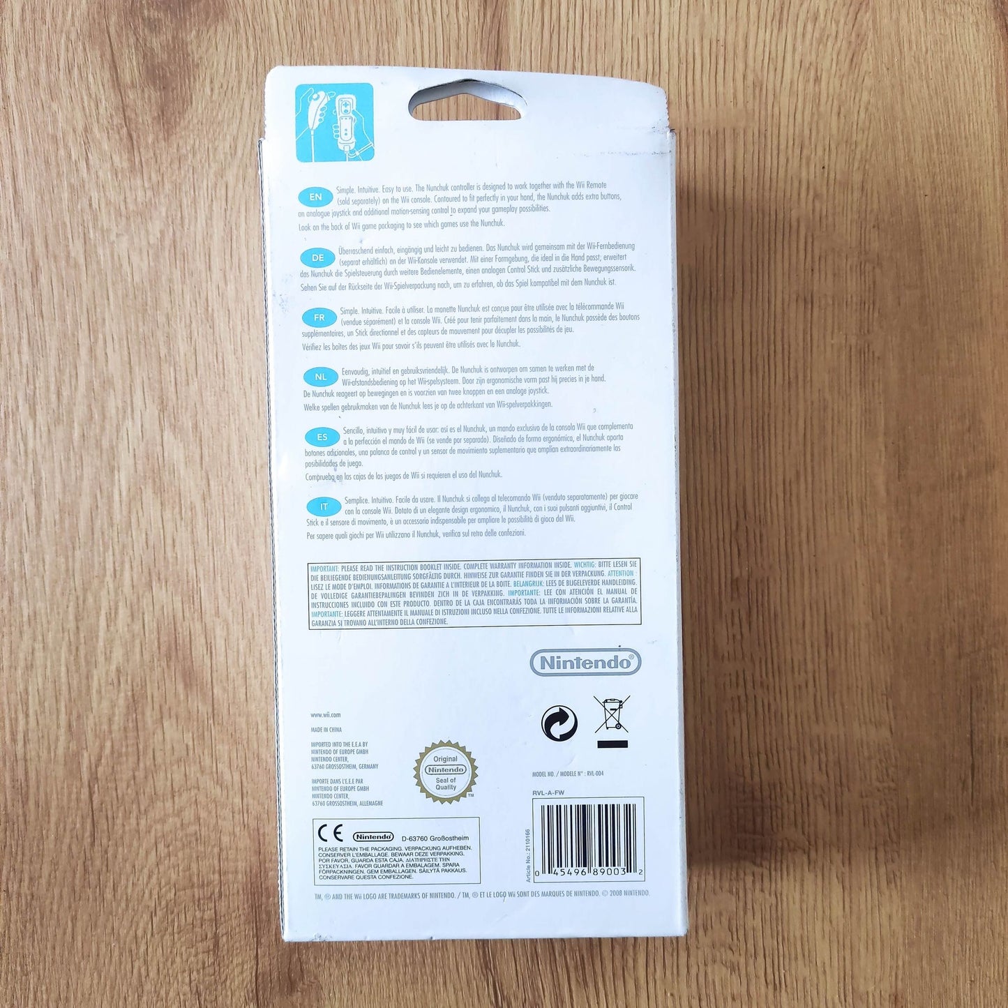 Nintendo Wii Nunchuk (Boxed) - 8-Bit Exchange (8BitX)