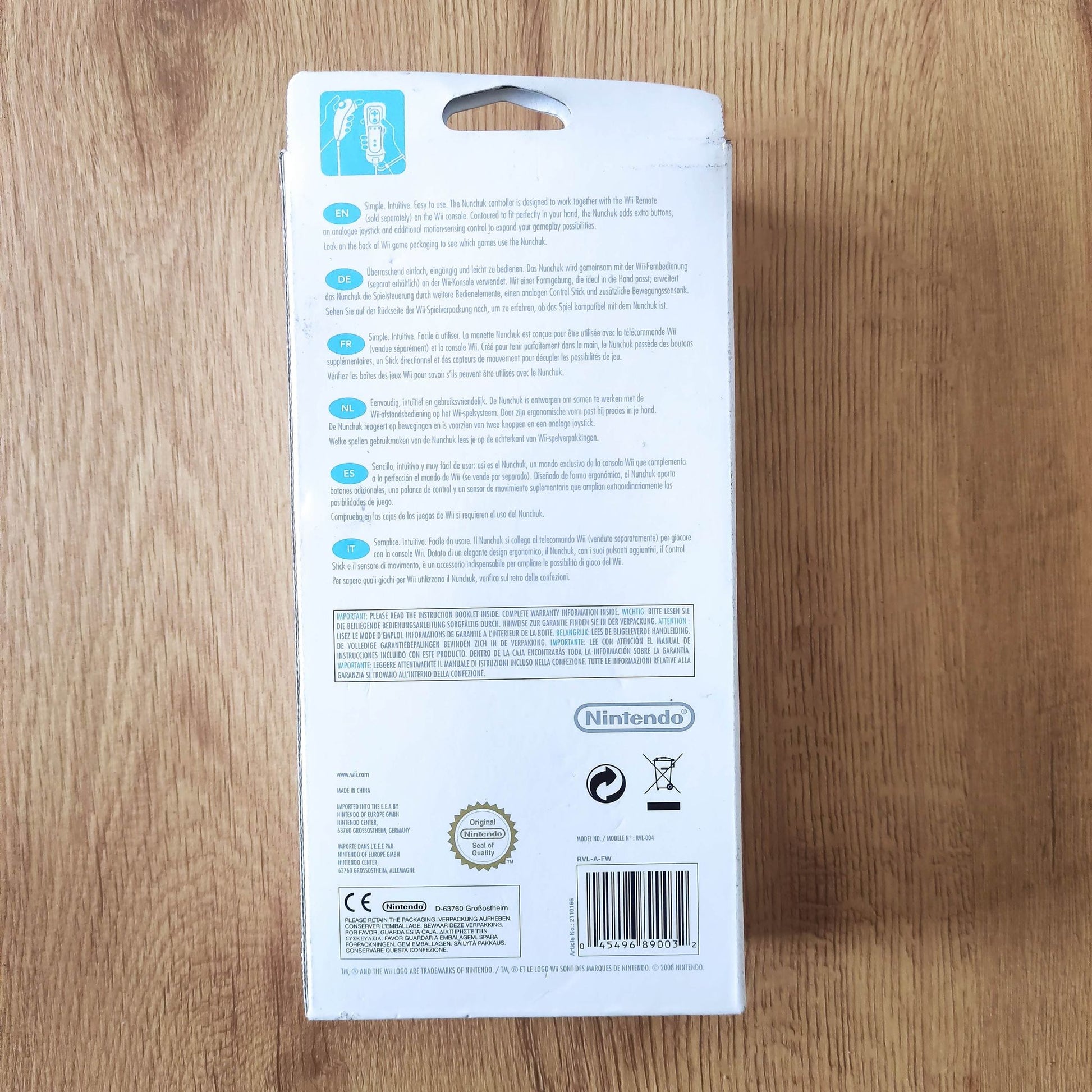 Nintendo Wii Nunchuk (Boxed) - 8-Bit Exchange (8BitX)