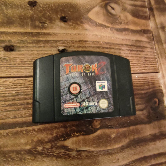 Turok 2- Seeds of Evil (N64) UNBOXED - 8-Bit Exchange (8BitX)