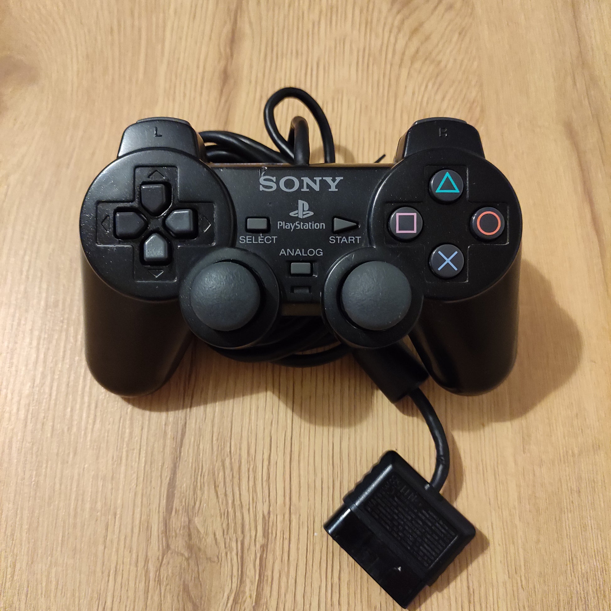 Playstation 2 (Black) with Third Party controller - 8-Bit Exchange (8BitX)