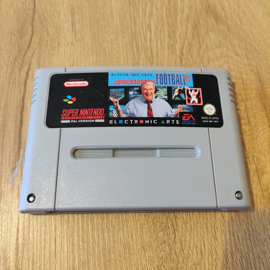 John Madden Football 93 SNES UNBOXED